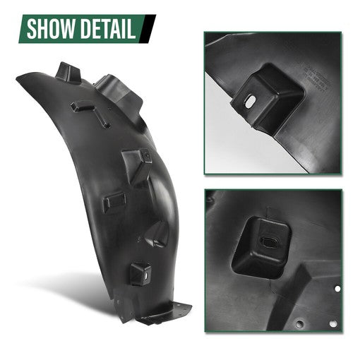 Solid Spare Fender Liner For 12-15 Mercedes ML350 16-18 GLE350 17-19 GLE43 AMG Front Left