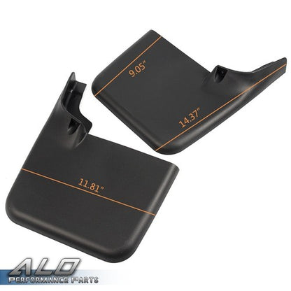 Solid Spare Fit For Ford F-150 W/O Fender Flares 04-2014 Front Rear Splash Guards Mud Flaps