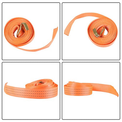 Solid Spare 10pc 1.5"x15' Ft Ratchet Tie Down Cargo Straps J Hooks Heavy Duty Tie Downs NEW