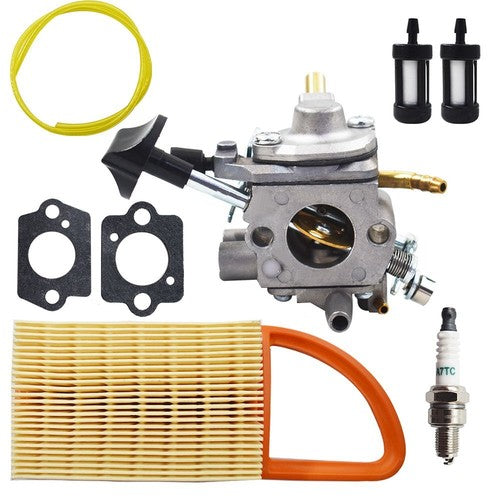 Solid Spare 2PCS Carburetor Kit Fit For BR550 BR500 BR600 Backpack Blower For Zama C1Q-S183