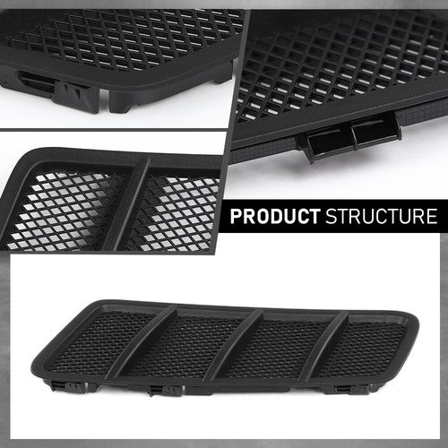 Solid Spare Hood Air Vent Grille Left & Right Fit For 12-15 Mercedes W166 ML /GL Class