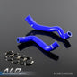 Solid Spare Fit For Alfa Remeo Mito QV Blue Silicone Radiator Coolant Hose+Clamps Kit