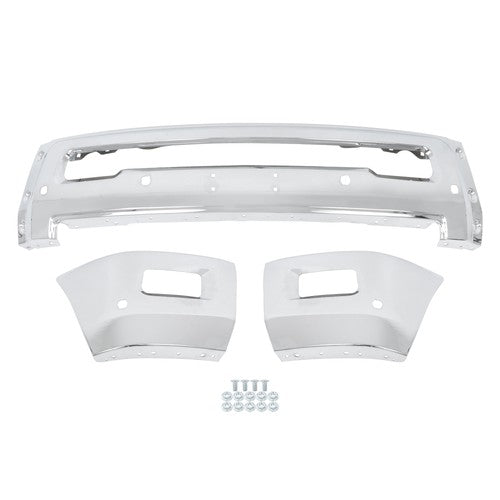 Solid Spare High Quality Split Front Bumper W/ Fog Light Holes For RAM 2500 3500 2010-2018