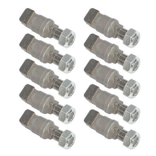 Solid Spare 04501311 Lot Of 10 Stump Grinder Teeth Fits Carlton 5014, 7015, 7500, 7015,8018