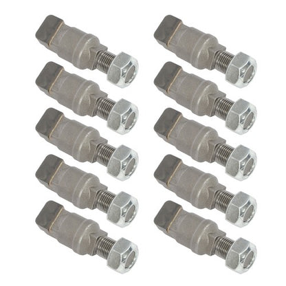 Solid Spare 04501311 Lot Of 10 Stump Grinder Teeth Fits Carlton 5014, 7015, 7500, 7015,8018