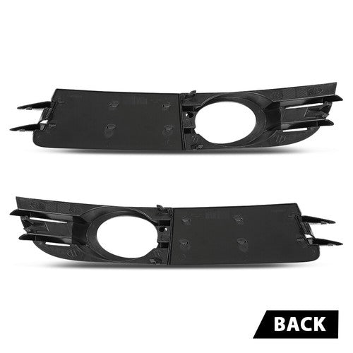 Solid Spare Fog Light Bezel Lamp Trim Fit For 06-08 Audi A6 05-08 A6 Quattro Sedan LH RH