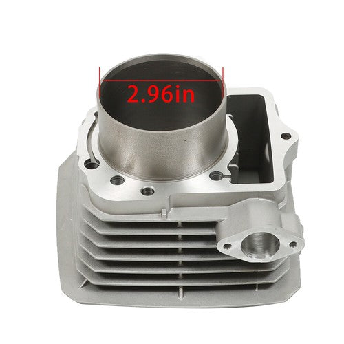 Solid Spare Cast Aluminium Engine Cylinder Piston Kit For 1989-04 Kawasaki Bayou 300 KLF300B