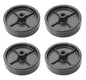 Solid Spare 4 Heavy Duty Plastic Mower Deck Wheels for Stens 210-179