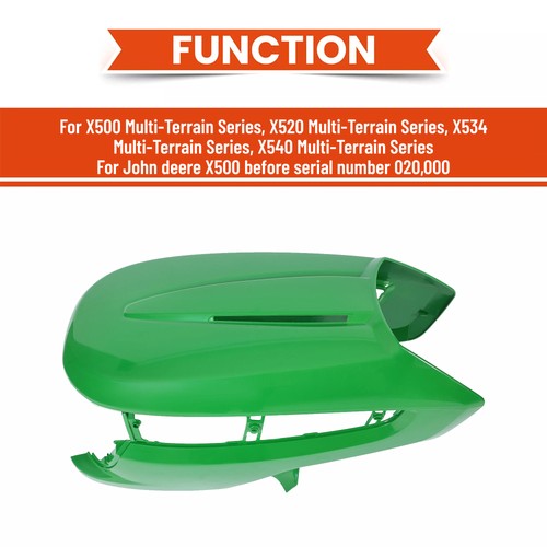 Solid Spare #M152326 For John Deere X500 X520 X534 X540 Lawn Mower Front Hood Assembly