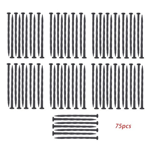 Solid Spare 49FT 4"Garden Landscape Edging With 75 8-In Spikes No Dig Lawn Edging Border
