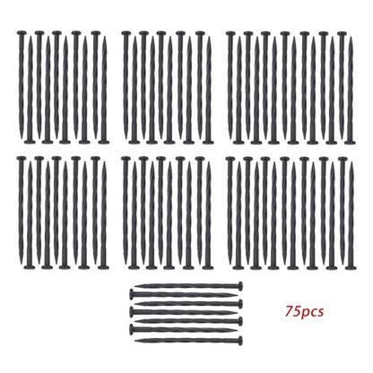 Solid Spare 49FT 4"Garden Landscape Edging With 75 8-In Spikes No Dig Lawn Edging Border