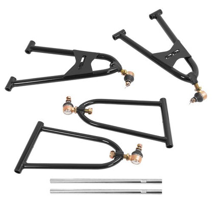 Solid Spare For Yamaha YFZ450 LE SE 2004-2005 Adjustable Front A Arms W/ Brake Lines Clamps