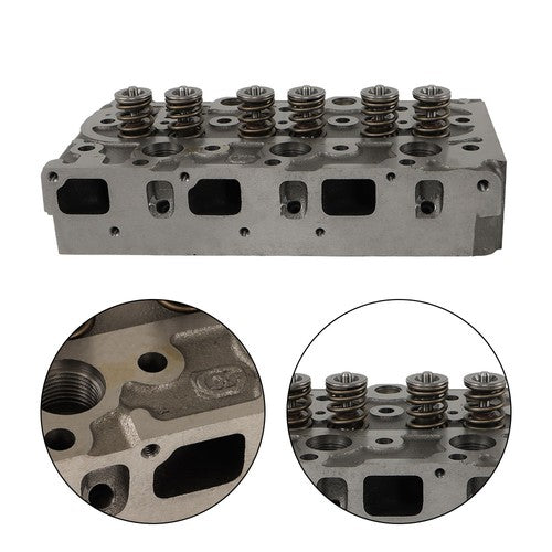 Solid Spare Complete Cylinder Head Assy Valves & Full Gasket Set for Kubota D750 Engine