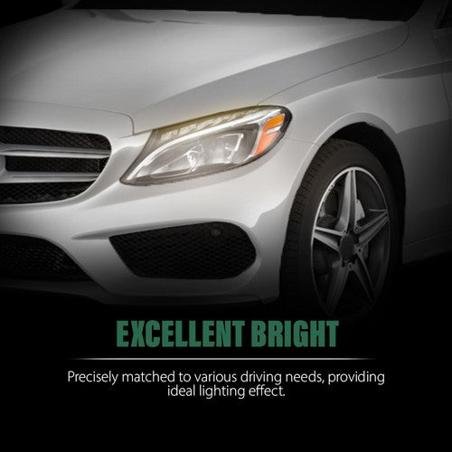 Solid Spare LED Headlights Left+Right Side Fit For 2015-2018 Mercedes Benz C-Class W205 C300
