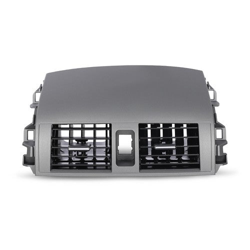 Solid Spare Dash Center A/C Air Vent Upper Bezel Trim Gray Fit For 2008-2013 Toyota Corolla