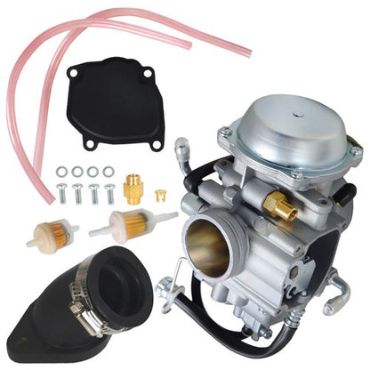 Solid Spare Carburetor & Intake Manifold Boot Fit For Suzuki Quadrunner 250 LTF250F 4x4 1999