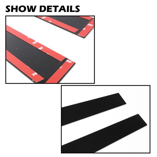 Solid Spare Fit For 11-21 Dodge Charger Door Cover Panel Trim Black Pillar Posts