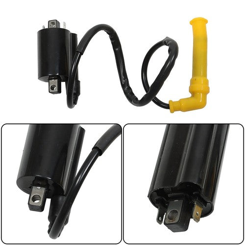 Solid Spare For HONDA Rincon 680 TRX680FA FGA 06-14 ATV Ignition coil & Spark Plug Wire Cap