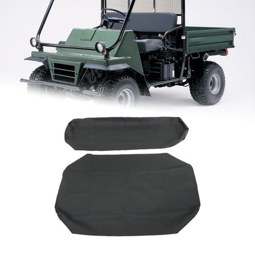 Solid Spare New For Kawasaki Mule 2500 2510 3000 3010 Diesel 4X4 Waterproof Black Seat Cover