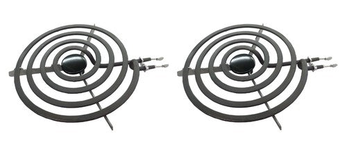 Solid Spare (2) Electric Range Cooktop Stove 8" Surface Burner Element for GE WB30K10014
