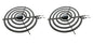 Solid Spare (2) Electric Range Cooktop Stove 8" Surface Burner Element for GE WB30K10014