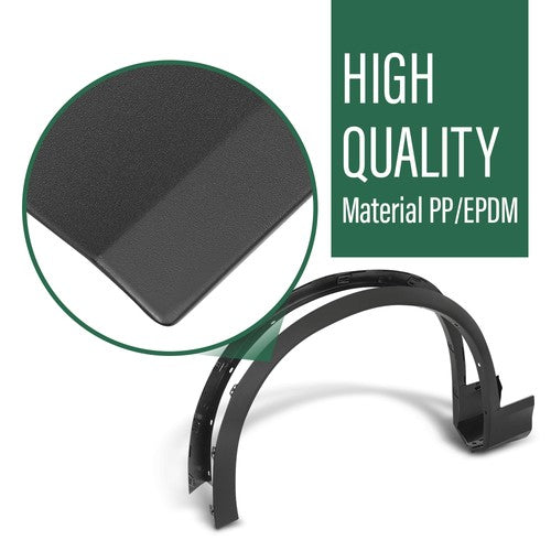 Solid Spare Front Fender Flare Trim Molding Left & Right Side Fit For 2011-2018 BMW X3 X4