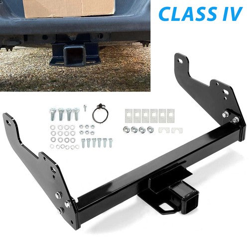 Solid Spare 2" Class 4 Trailer Tow Hitch Receiver Towing Bumper For 2015-2026 Ford F150