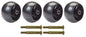 Solid Spare (4) AYP Riding Mower Deck Wheels & Bolts for Husqvarna Poulan 532133957 NEW
