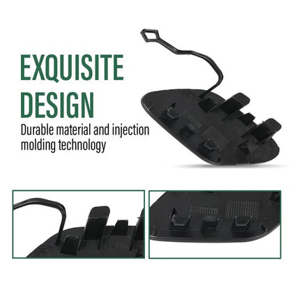 Solid Spare Fit For 14-16 Mercedes W212 E250 E350 E400 E550 Front Bumper Tow Hook Eye Cover