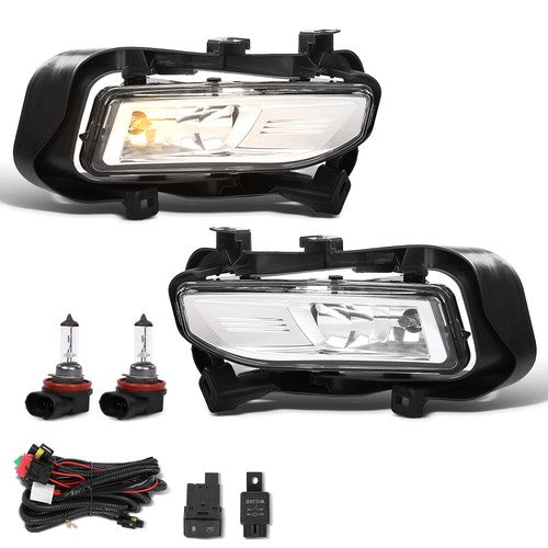 Solid Spare Fog Lights Driving Lamps w/ Wiring Fit For 17-19 Nissan Kicks Left+Right side