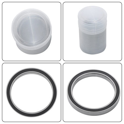 Solid Spare 10Pcs 6707-2RS Deep Groove Ball Bearings 35mm Inner Dia 44mm OD 5mm Bore Sealed