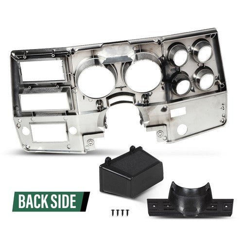 Solid Spare Dash Instrument Bezel W/ A/C+Storage Fit For 1981-1983 Chevrolet GMC Truck