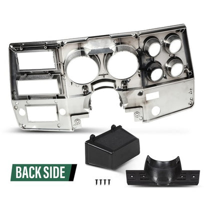 Solid Spare Dash Instrument Bezel W/ A/C+Storage Fit For 1981-1983 Chevrolet GMC Truck