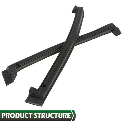 Solid Spare New Weather Strip Seal Full Weatherstrip Kit Fit For 84-89 Corvette C4 Coupe