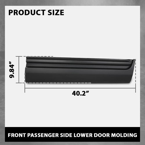 Solid Spare Door-Lower Molding Front Right Fit For 2011-2015 Ford Explorer BB5Z7820878AA