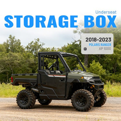 Solid Spare Under Seat Storage Box Double-decker For 2018-23 Polaris Ranger XP 1000 #2882910