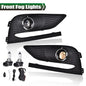 Solid Spare Fit For 16-18 Chevy Cruze Bumper Projector Fog Lights Driving Lamps W/ Switch