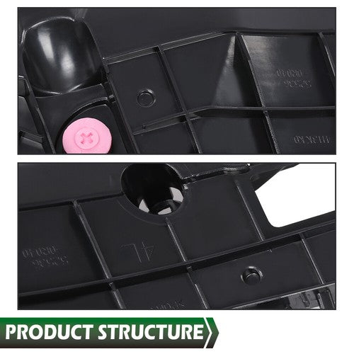 Solid Spare Fit For 2013-2015 Toyota RAV4 Front Bumper Retainer Bracket Left+Right Pair Set