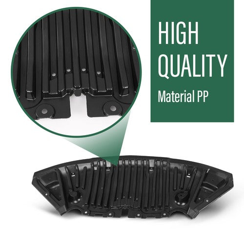 Solid Spare Front Lower Engine Splash Undercar Shield For 10-15 Mercedes-Benz GLK250 GLK350