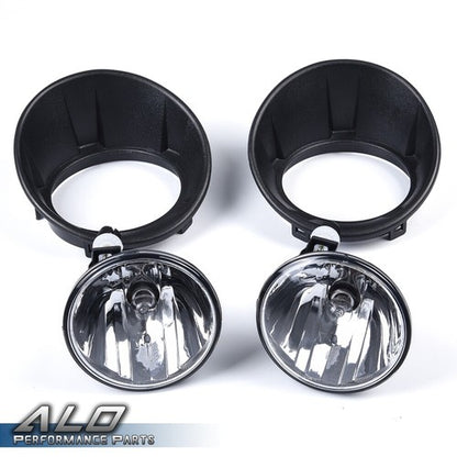 Solid Spare New Fit For 2010-2013 Chevy Camaro Fog Lights Lamps w/ Wiring+Switch Bezel Kit