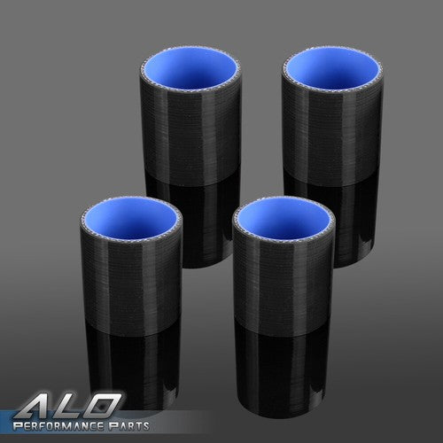 Solid Spare New 68mm Silicone Straight Hose Coupler Turbo Intercooler Hose Black