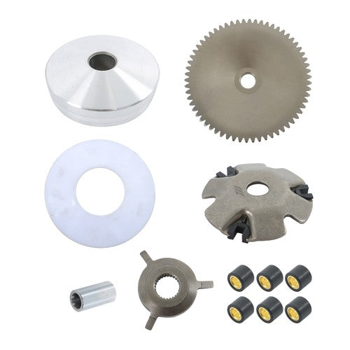 Solid Spare Variator Assembly Front Clutch QMB139 For Gy6 50cc 49cc Scooter Moped Dirt Bike
