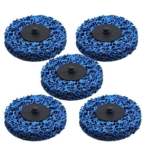 Solid Spare 5 Pack Quick Change 3" Easy Strip & Clean Discs for Paint Rust