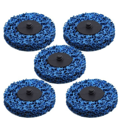 Solid Spare 5 Pack Quick Change 3" Easy Strip & Clean Discs for Paint Rust