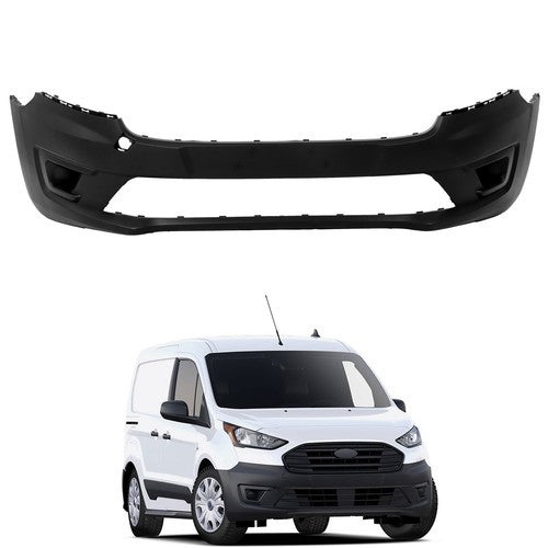 Solid Spare Front Lower Bumper Without Fog Lamp Hole 2019-2023 For Ford Transit Connect