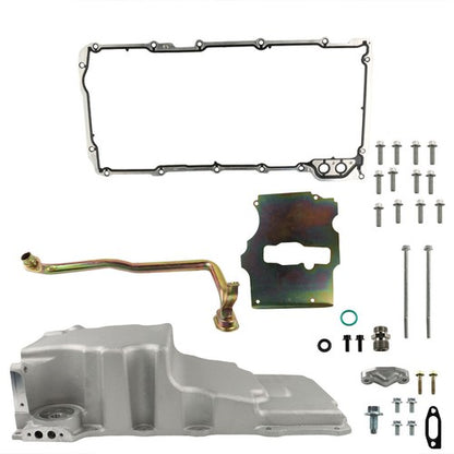 Solid Spare Fit For Chevrolet Camaro LS 1967 1968 1969 Engine Low Profile Oil Pan Retro