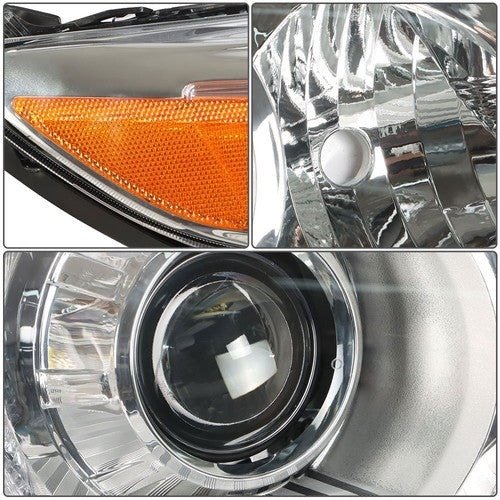 Solid Spare Fit For Toyota Sienna 2011 2012 2013 Headlight Lamps Right Passenger Side Chrome