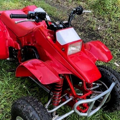 Solid Spare Red Front & Rear Fender Set For Honda TRX 250R TRX250R 1986-1989 Plastics Kit