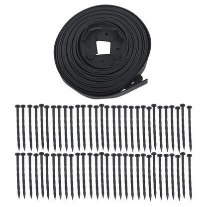 Solid Spare No-Dig Garden Edge 40 FT Lawn Border L-shaped Landscape Edging Border Kit