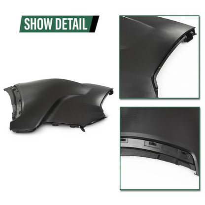 Solid Spare Fit For 22-24 Toyota Corolla Cross L/LE Front Right Bumper Cover W/O Park Assist